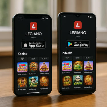 Legiano Casino - Apps Platform Interface